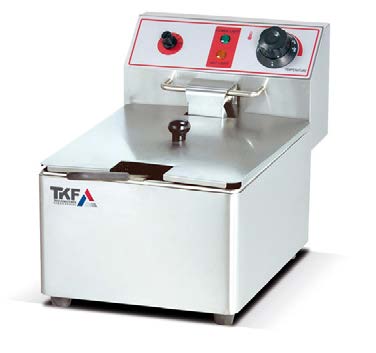 Countertop gas fryer for restaurant use