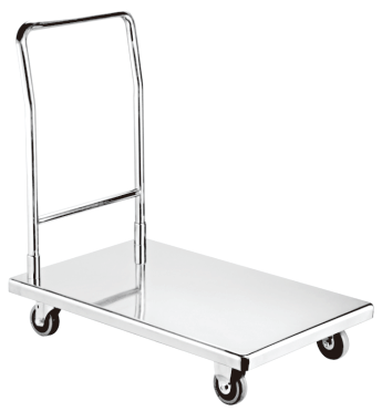 Multi-tier service trolley for institutional catering